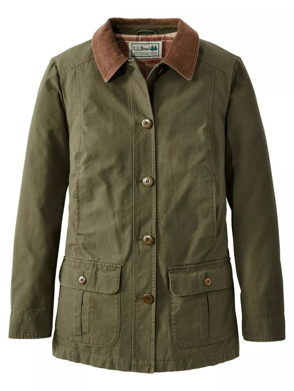 Adirondack Barn Coat, Flannel-Lined